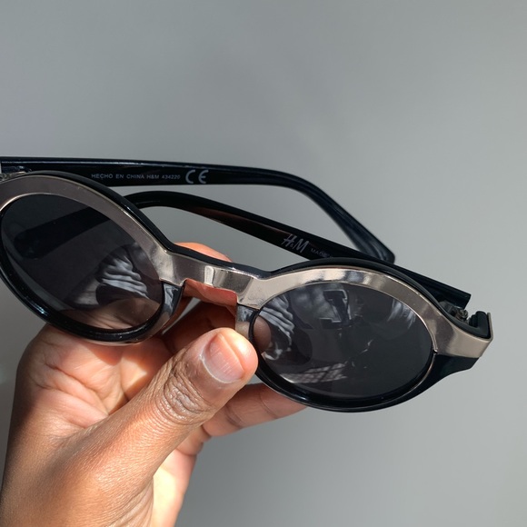 H&M Accessories Hm Black Sunglasses With Gold Details Poshmark